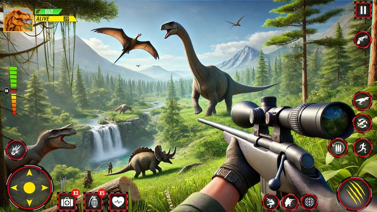 Real Dino Hunting 3D shooting screenshot-3