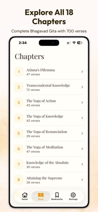Shrimad Bhagavad Gita App screenshot 2