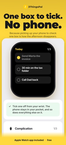 3Things Pal: ADHD Focus List Screenshot 6 of 8