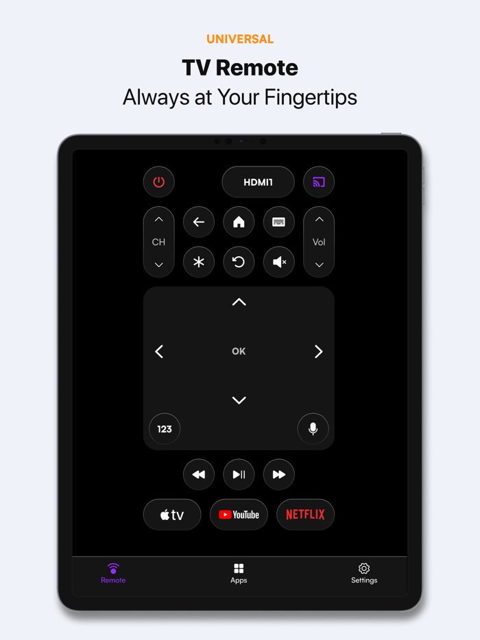 TV Remote Control Universal ·