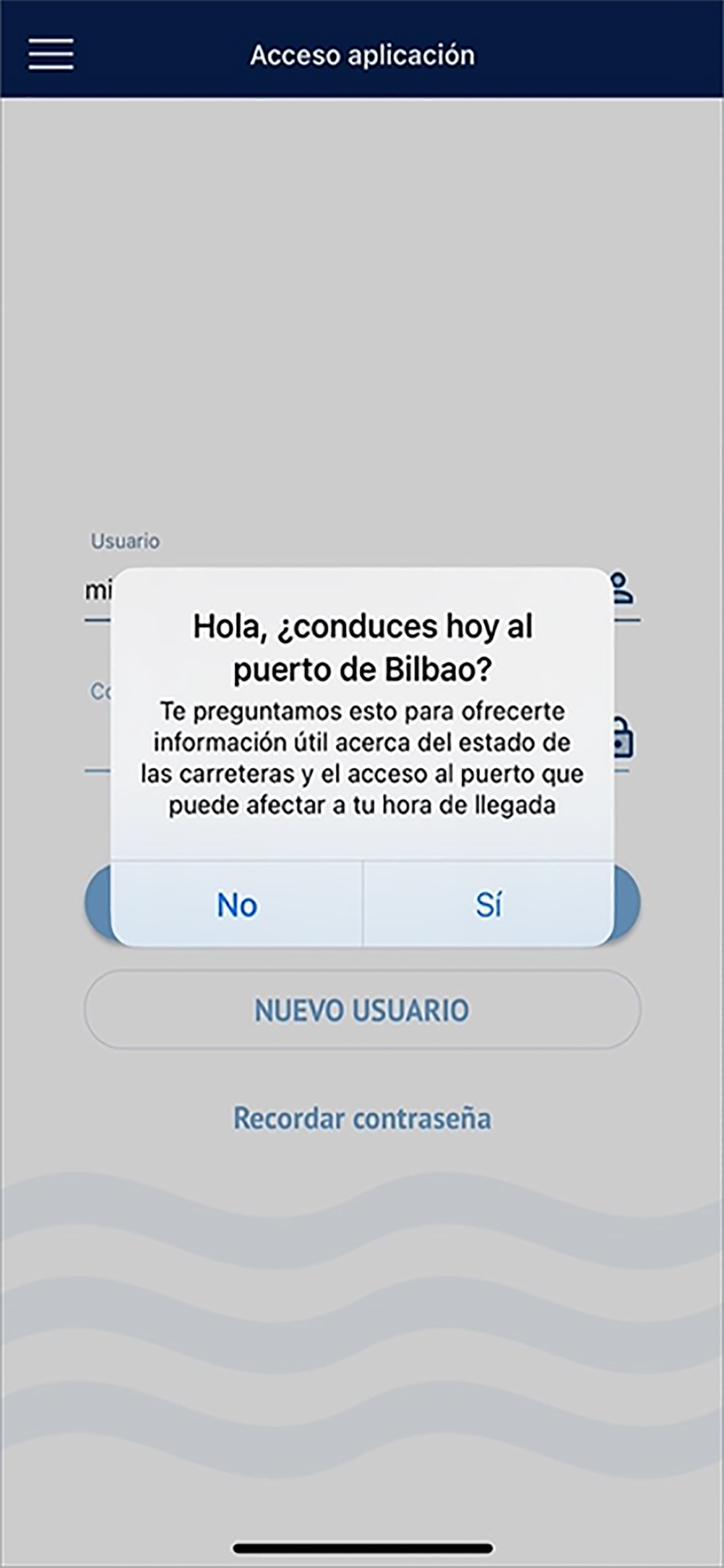 Preavisos e-puertobilbao