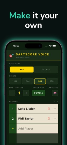 DartScore Voice: Darts Scorer screenshot