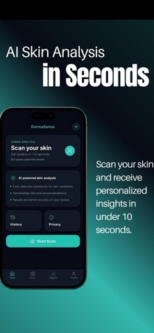 Dermasense - AI Skin Analysis screenshot