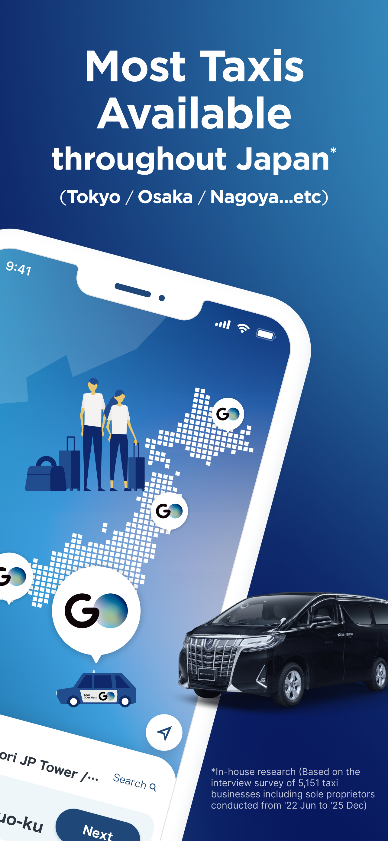GO / Taxi app for Japan visit store screenshot 2