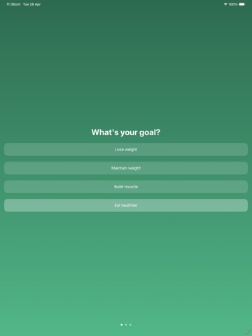 NutriPlan - Meal Planner AI iPad screenshot
