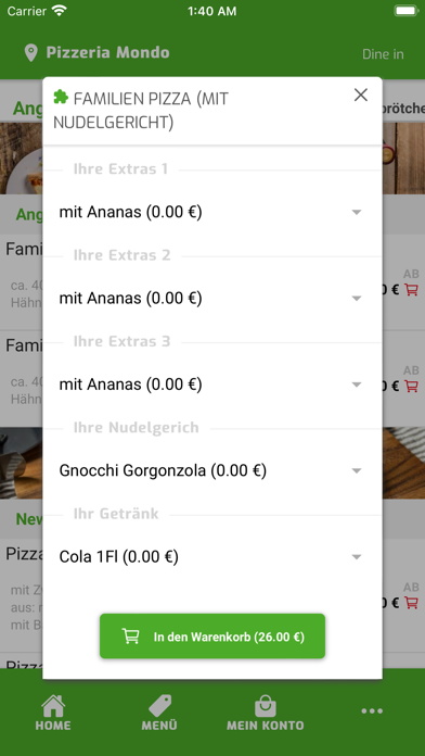 Pizzeria Mondo Aldenhoven Screenshot