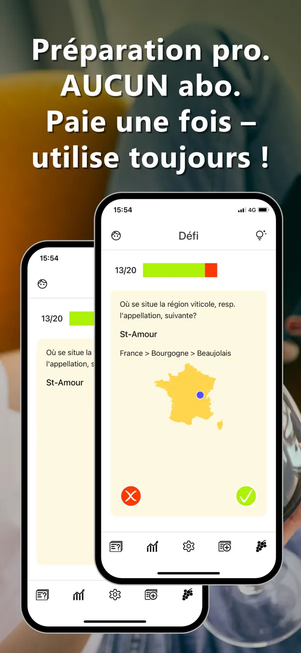 Screenshot #1 pour Coach Vin: WSET & Sommelier