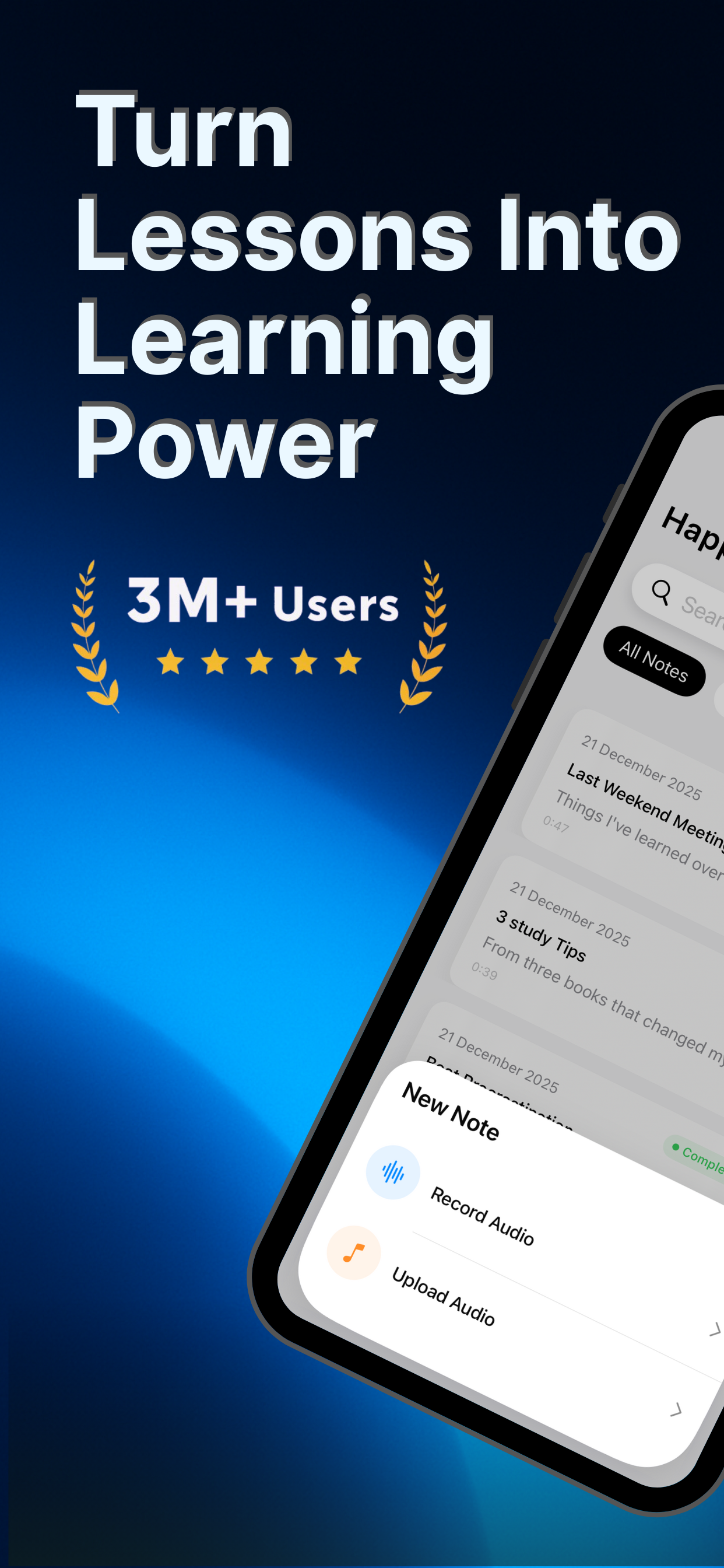 HappyScribe: Flashcards & Quiz