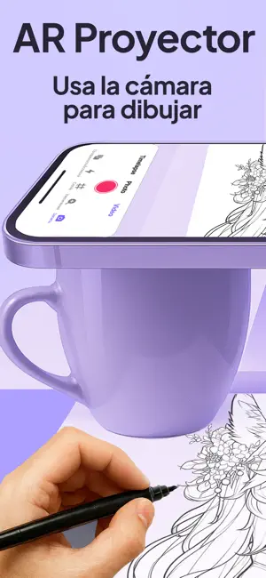 AR proyector: app para dibujar iPhone screenshot 1