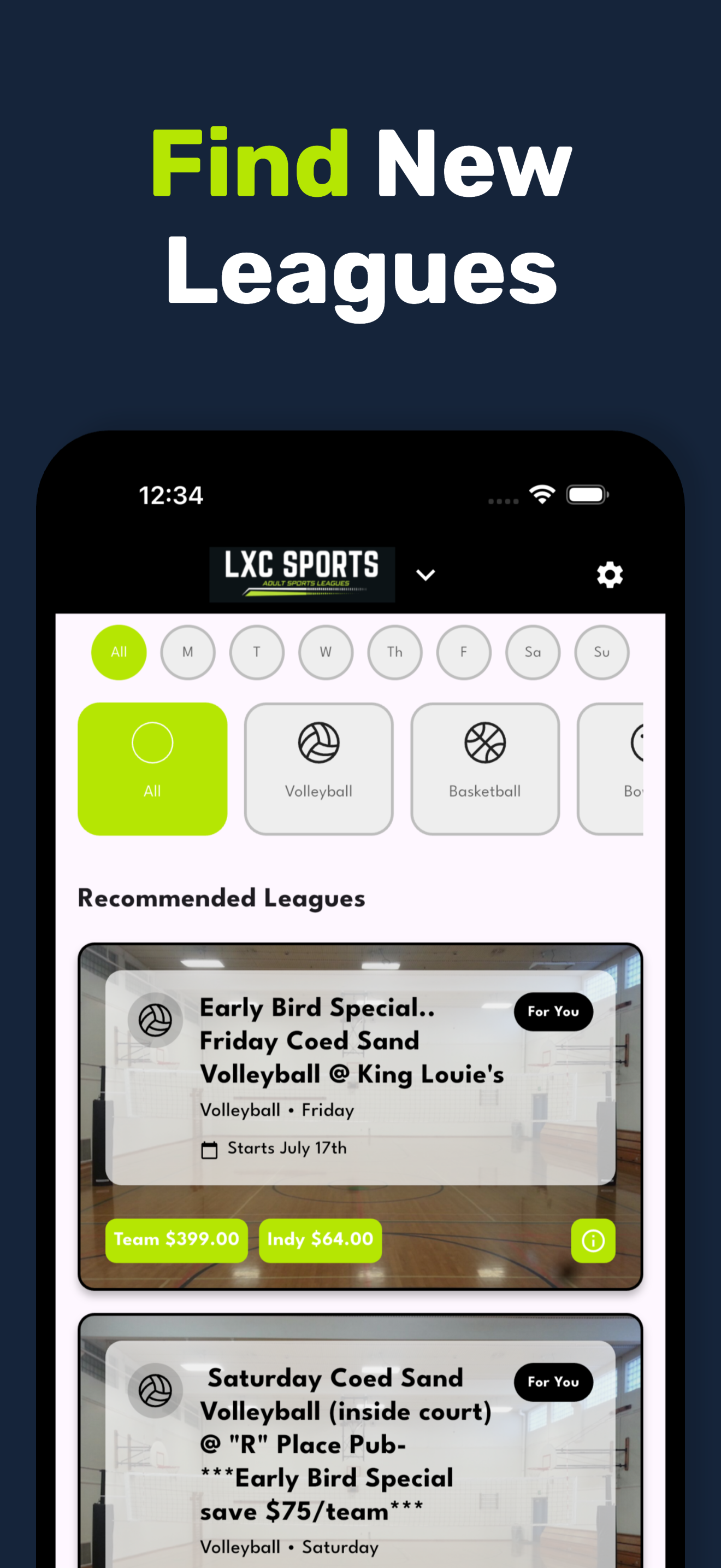 LXC Sports screenshot 3