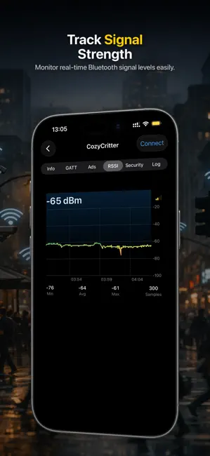 BLE Scanner: Bluetooth Sniffer iPhone screenshot 4