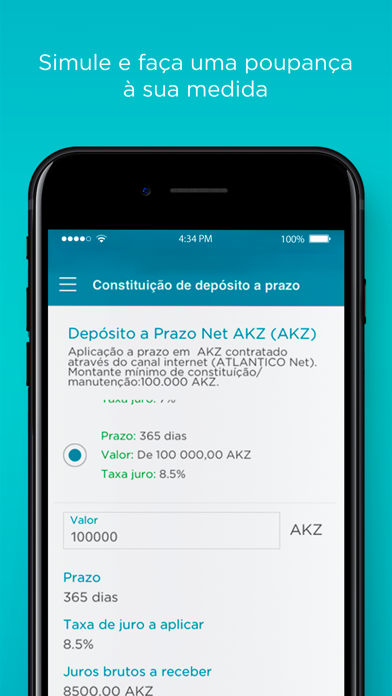 ATLANTICO Empresas Mobile Bank Screenshot