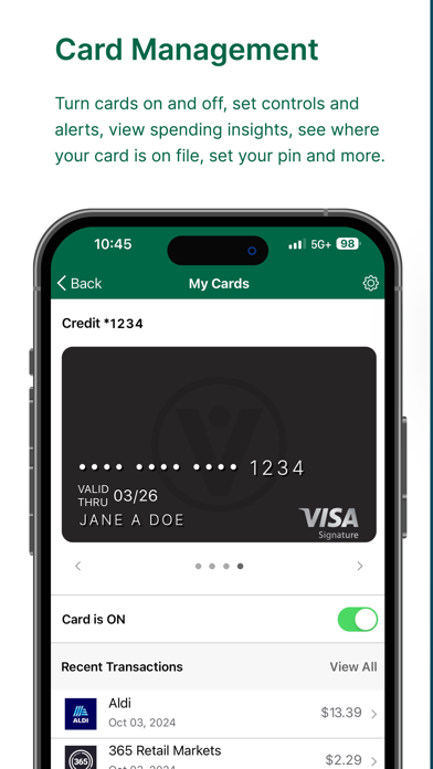 Veridian Mobile Banking Screenshot