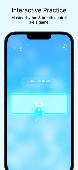 Röstskugga: Skärmdump av Vocal Visualizer