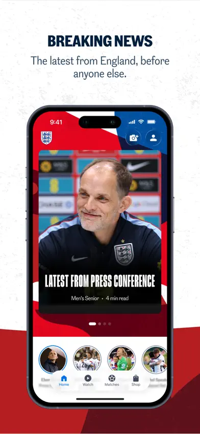 The Official England App screenshot 2