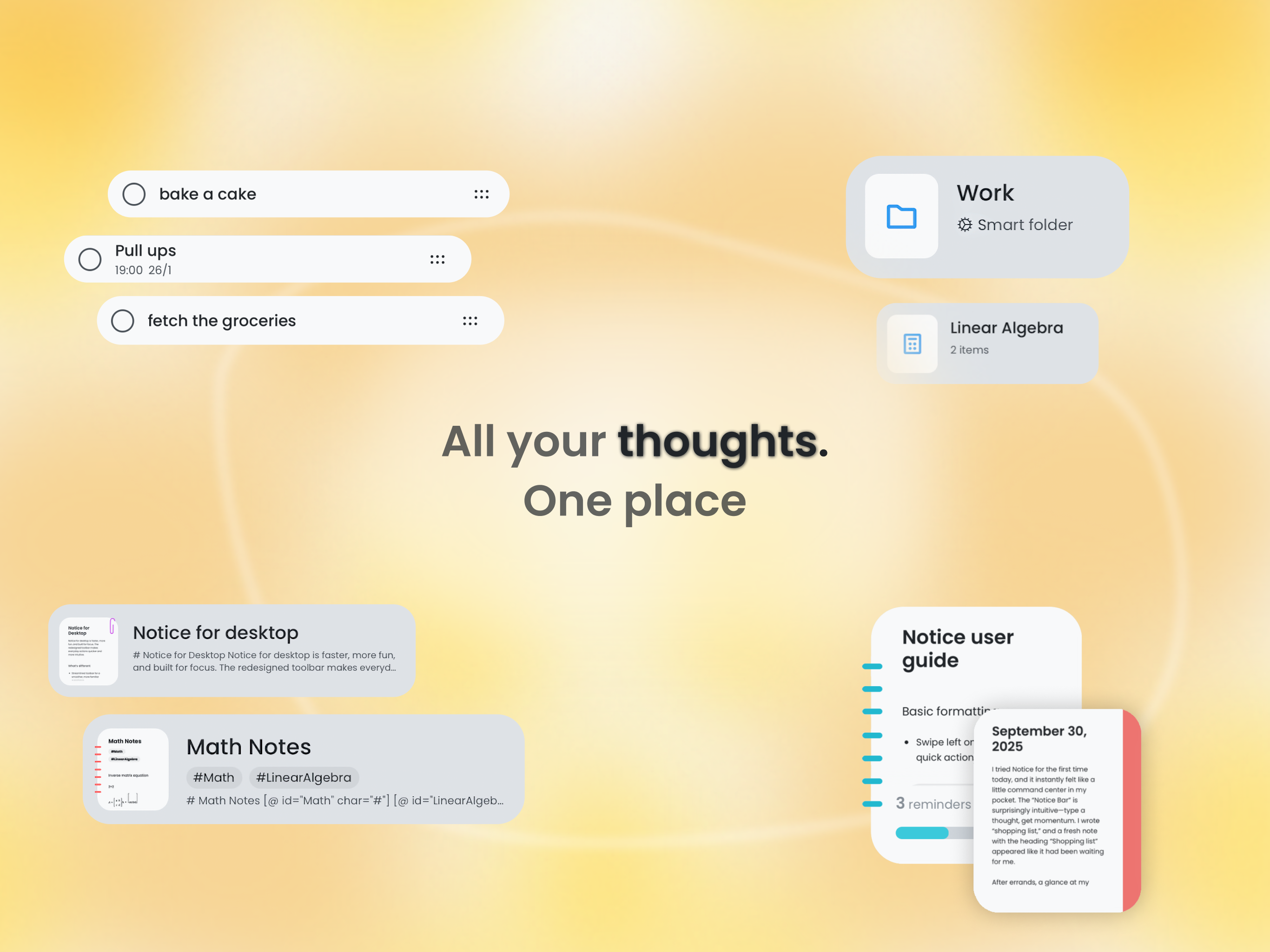 Notice: Workspace For Clarity