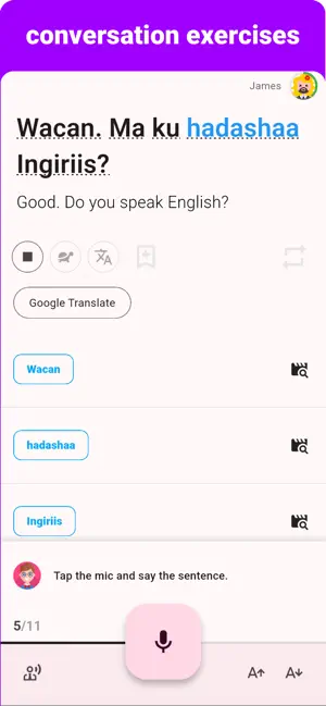 Somali - Listening Speaking screenshot 4