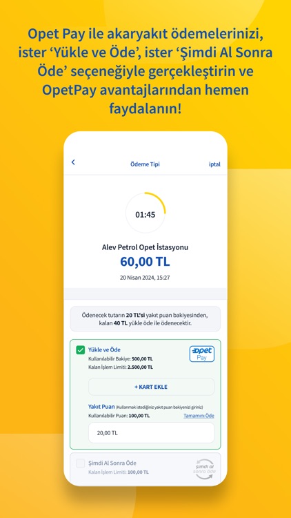 Opet Mobil - Opet Pay'le Kazan screenshot-5