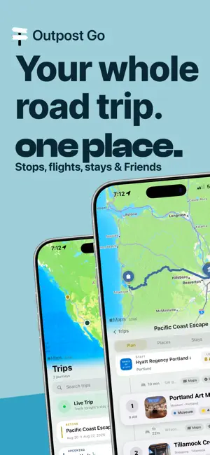 Outpost Go - Road Trip Planner screenshot 1