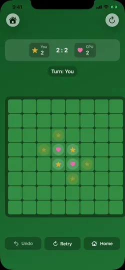 Screenshot von Reversi Board Duel auf dem iPhone 4