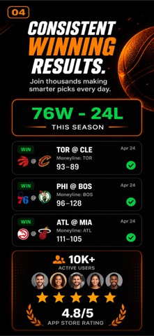 Ai Sports & NBA Tips: CourtIQ iPhone screenshot