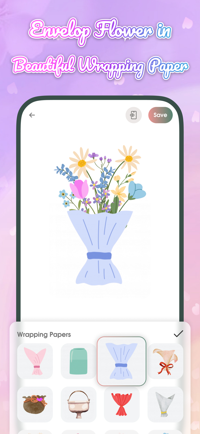 Flower Language DIY Wallpaper