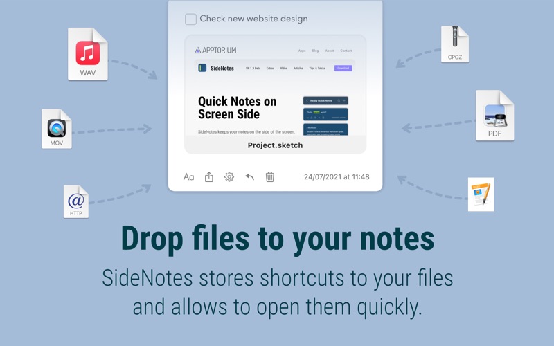 SideNotes – Screen Edge Notes Screenshot