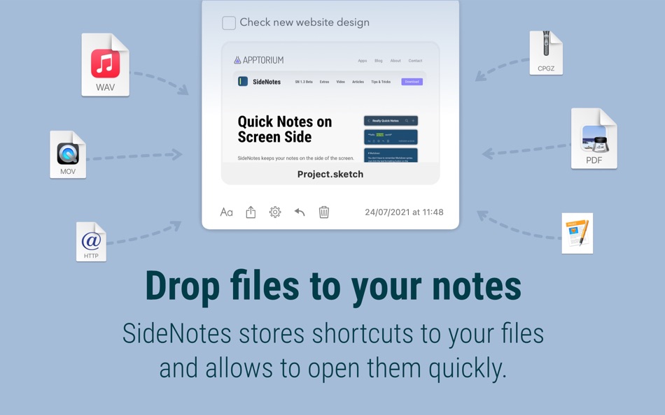 #6. SideNotes – Screen Edge Notes (macOS) Podle: Apptorium