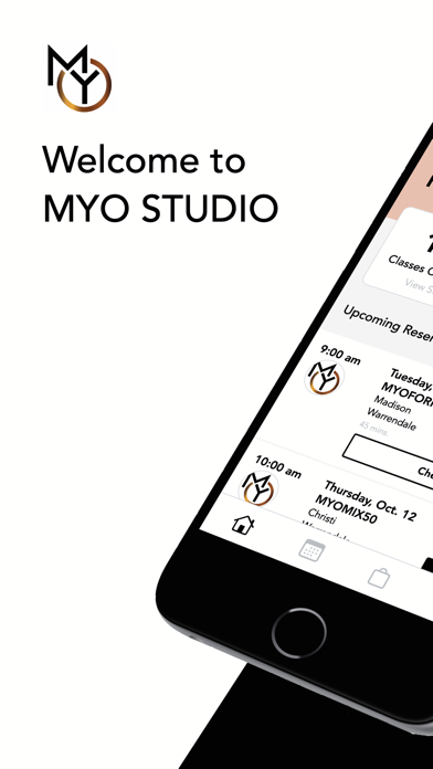 MYO STUDIO iPhone screenshot 1 - Health & Fitness app