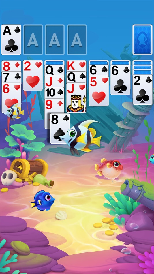 #3. Solitaire Fish: Card Game (iOS) 由: Nightingale Mobile Games