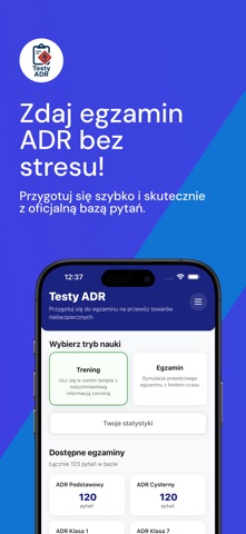 Testy ADR screenshot