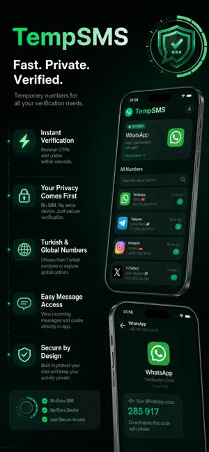 TempSMS Verification Virtual screenshot 3