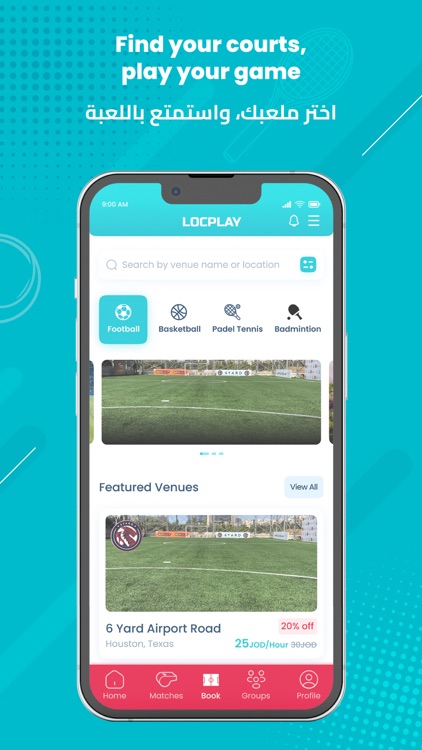 Locplay – Sports Venue Booking
