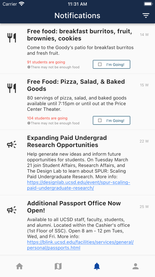 #5. UC San Diego (iOS) Με: University of California, San Diego (Business Affairs)
