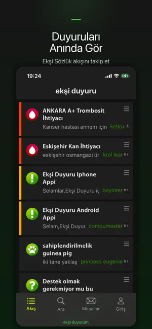 EksiDuyuru screenshot 1