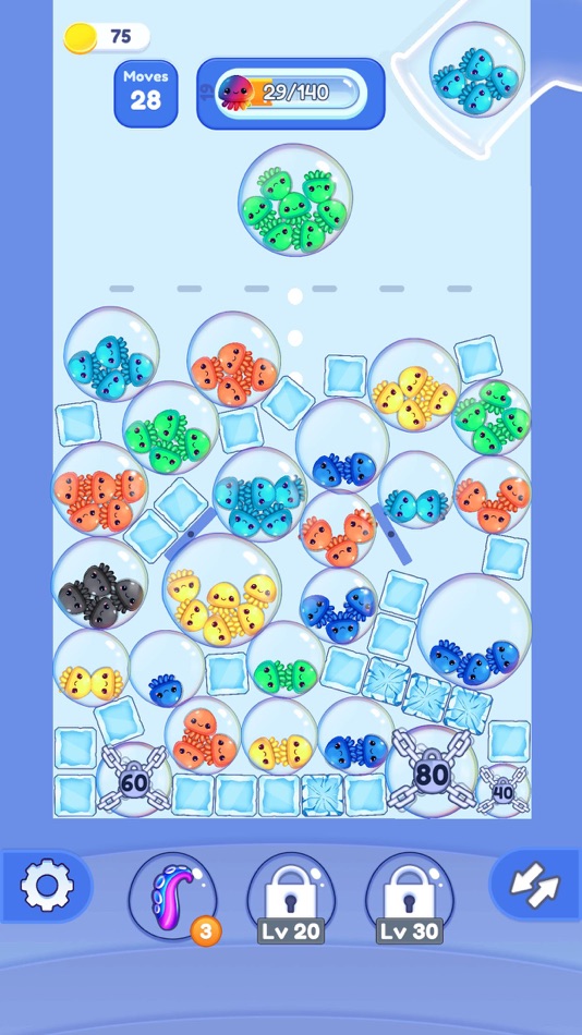 #1. Drop & Sort Jellyfish (iOS) By: Voodoo