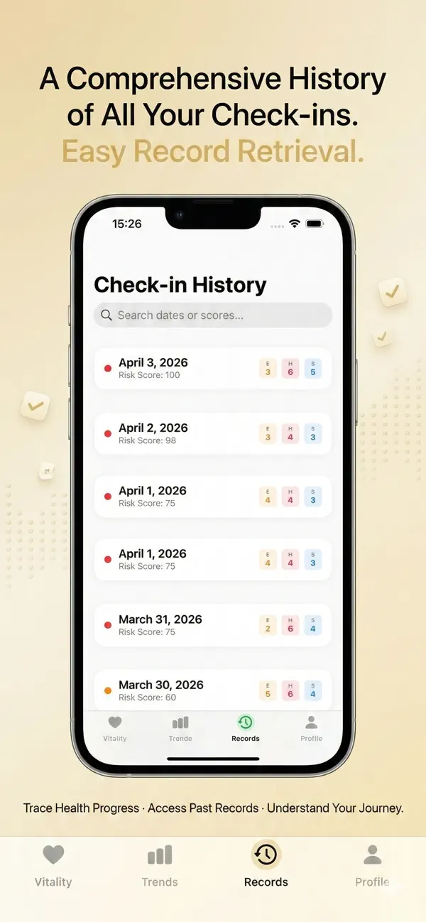 Screenshot #3 pour HeartLog - Heart Risk Tracker