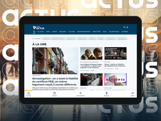 Screenshot #4 pour RTBF Actus