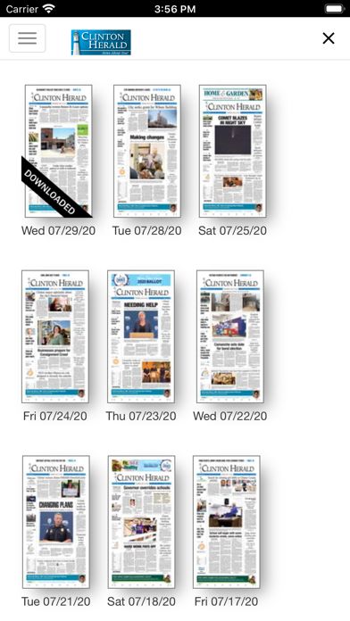 Clinton Herald Screenshot