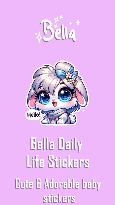 Bella, Cute Chibi Stickers Screenshot