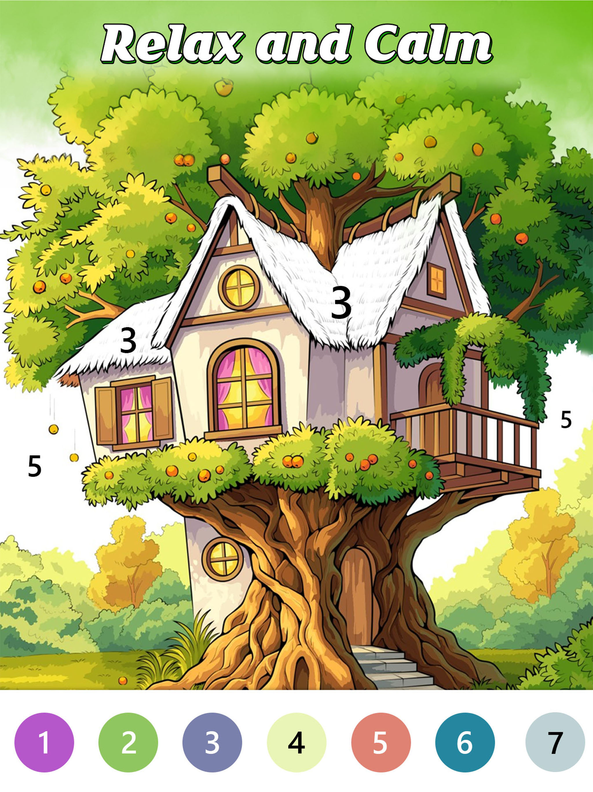 Whimsical House Coloring Book