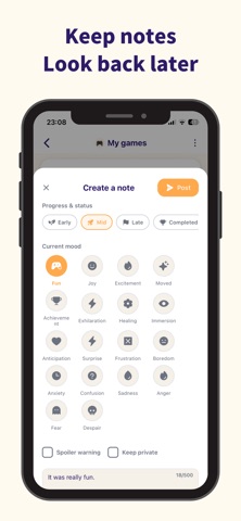 Gamekore: Game Backlog Manager Screenshot 8 of 10