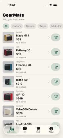 GearMate Instruments, kuvakaappaus 1