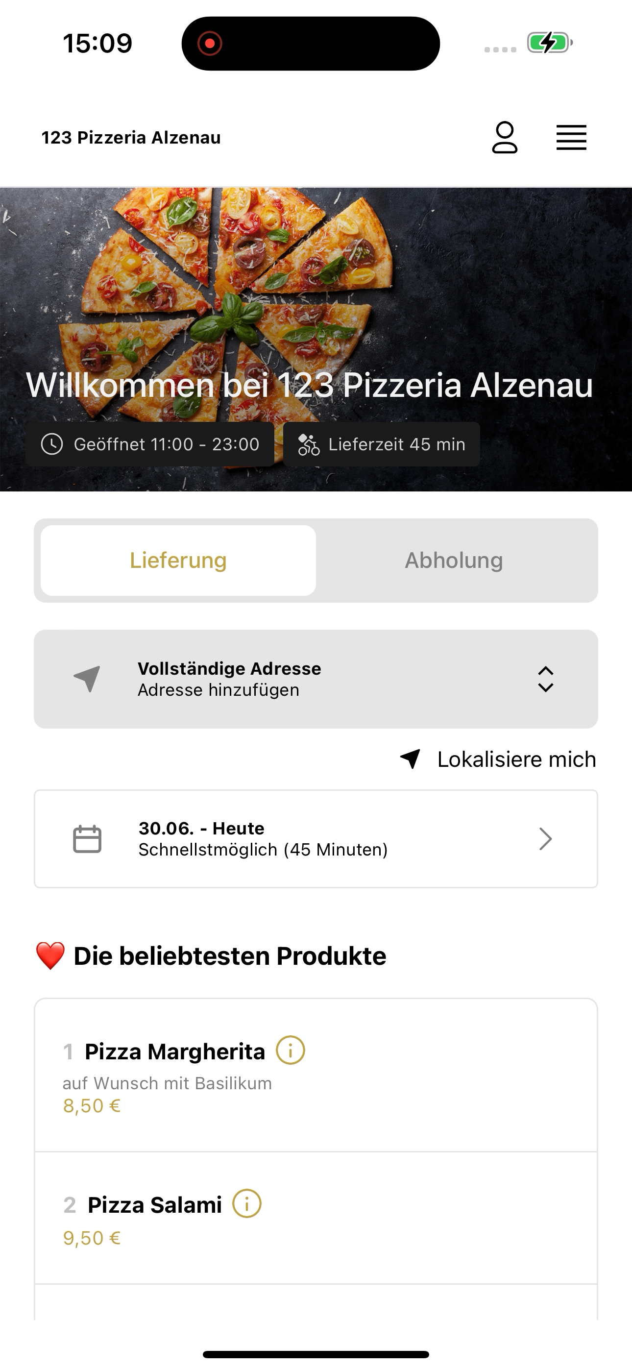 123 Pizzeria Alzenau screenshot 3