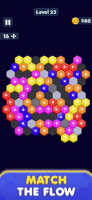 Hexa Move Away screenshot 2