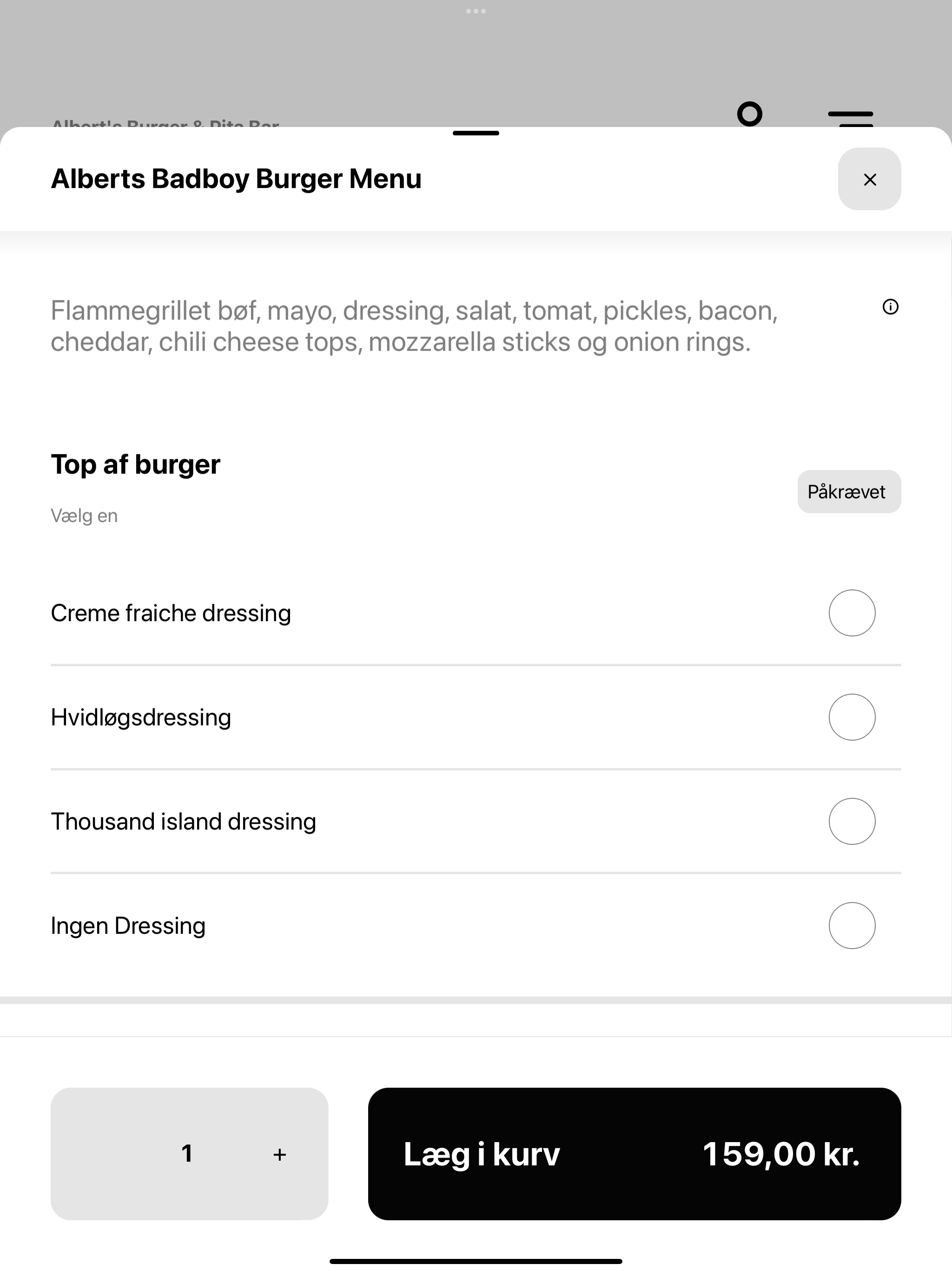 Albert's Burger & Pita Bar