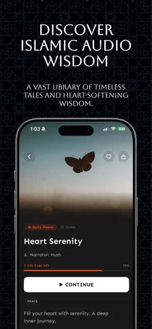 Hush: AI Islamic Habit Tracker iPhone screenshot 6