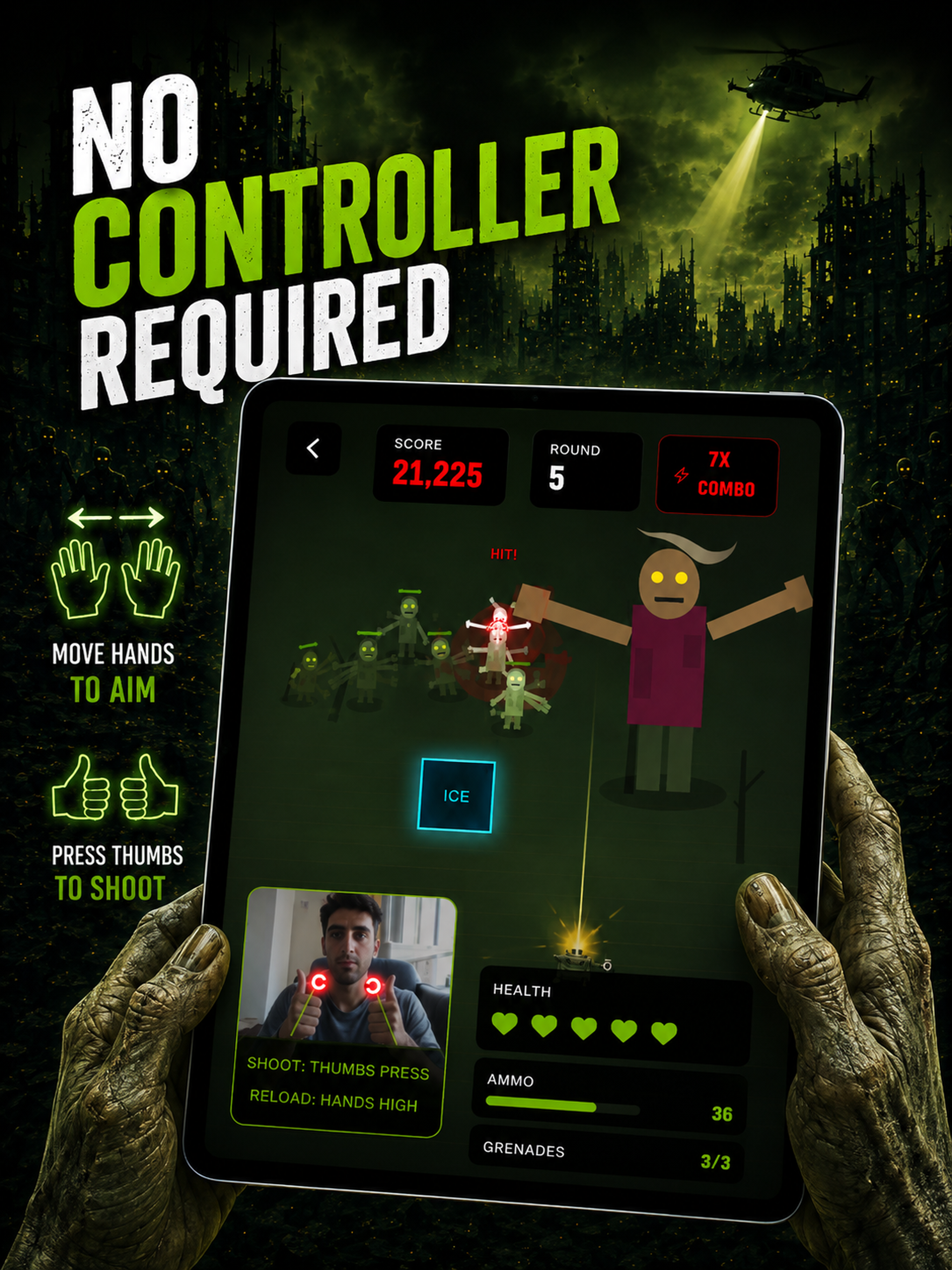 Hands Free Zombie Rush screenshot 4