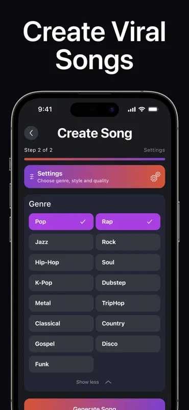 Boomy - AI Music Generator screenshot 6 of 6