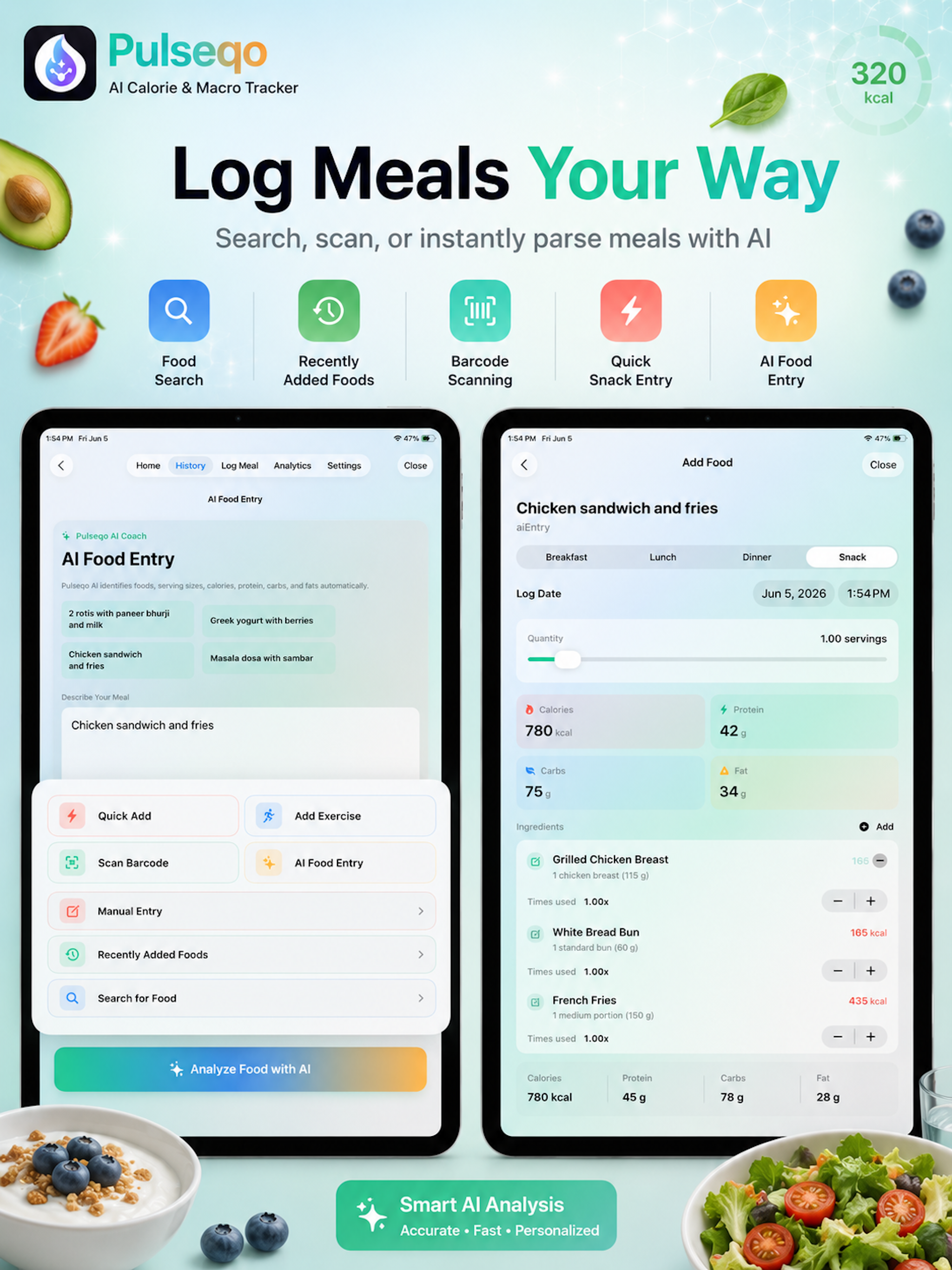 Pulseqo: Calorie Tracker screenshot 11